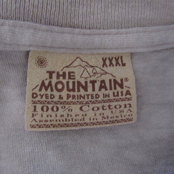 The Mountain Vintage Native American Shirt XXXL Craig Tennant Art Nature Stained - Picture 8 of 8